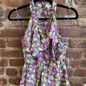 Anthropologie ruffled high neck blouse!